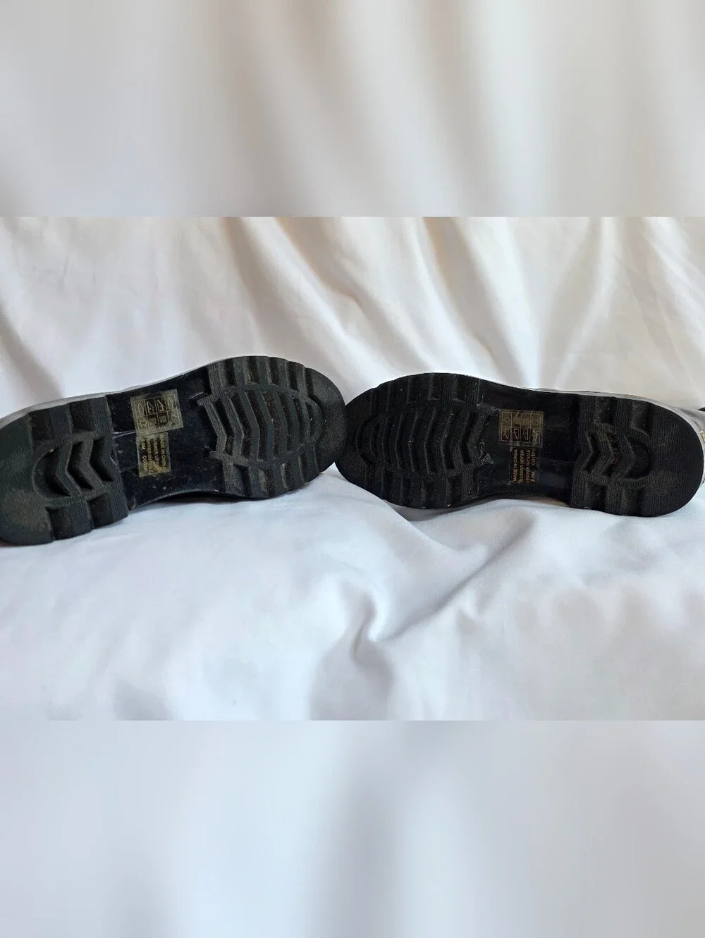 Michael Kors Black MK Logo Rubber Rain Boots Women's Size 9 Waterproof